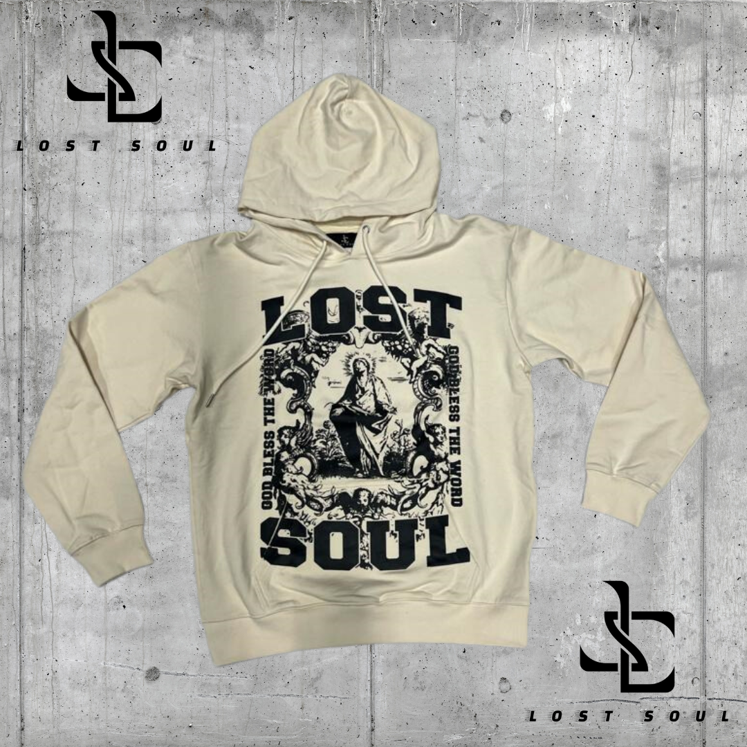 Lost Soul "God In The Soul" Cream Hoodie