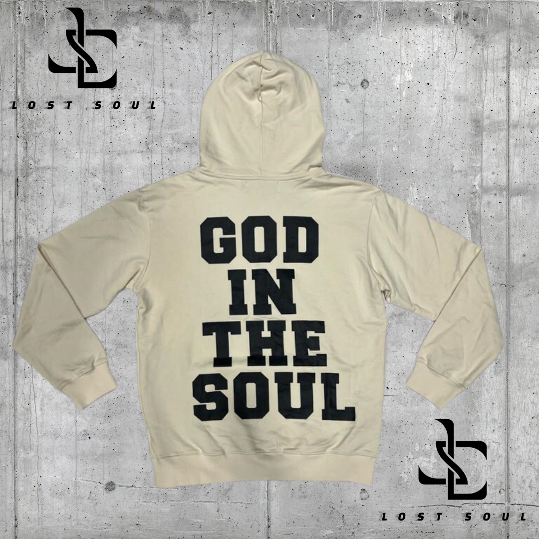 Lost Soul "God In The Soul" Cream Hoodie